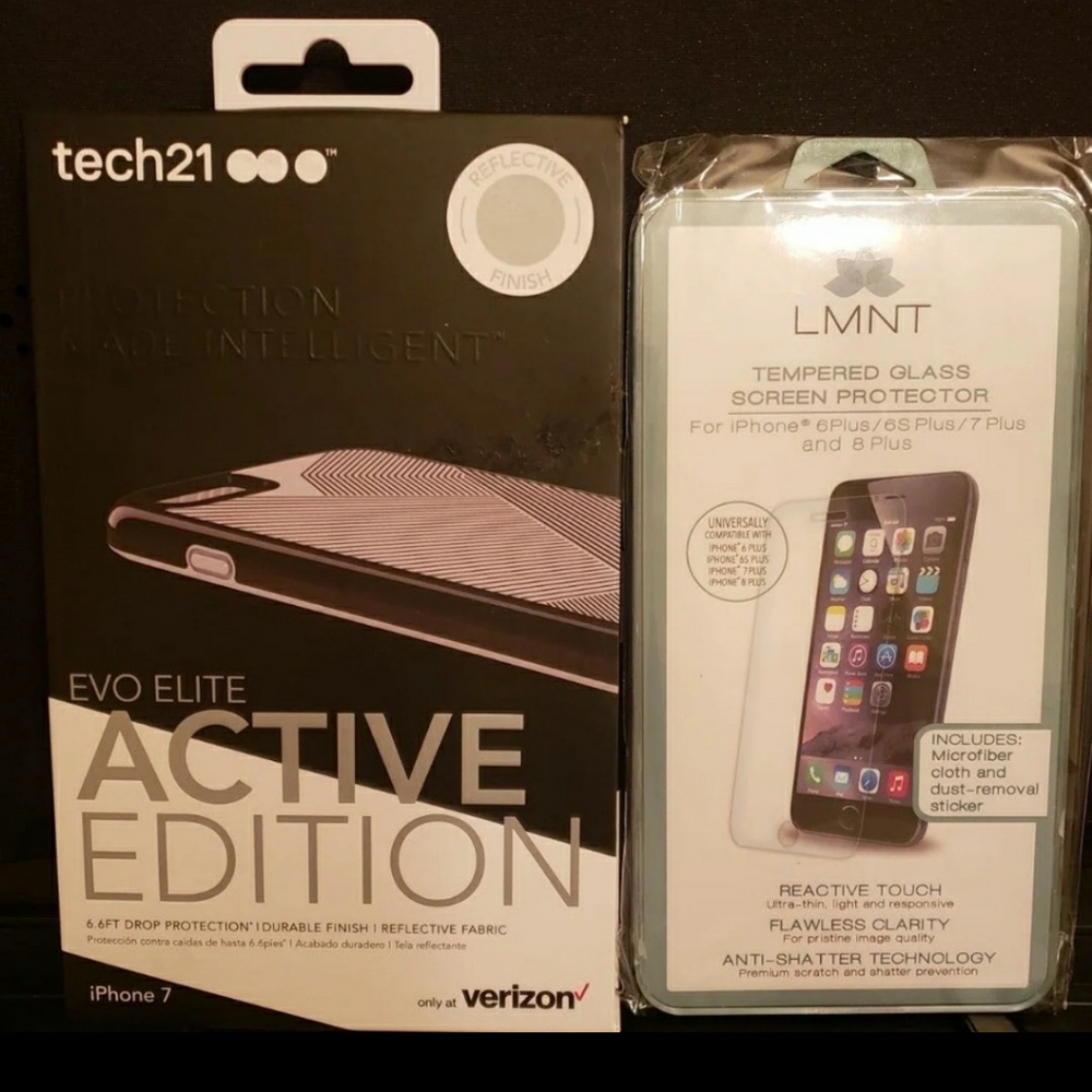 🆕️ IPHONE 7 Case & Tempered Glass Protector